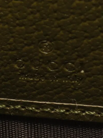 Pre-owned Gucci 2010s Off The Grid Gg Canvas Wallet In Green