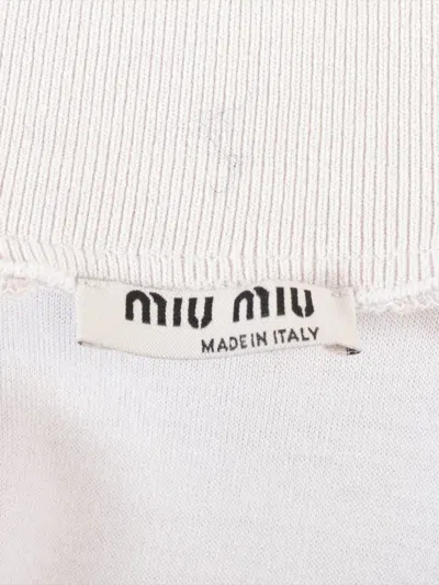 Pre-owned Miu Miu Logo-embellished Track Top