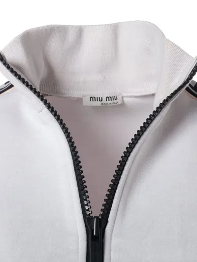 Pre-owned Miu Miu Logo-embellished Track Top
