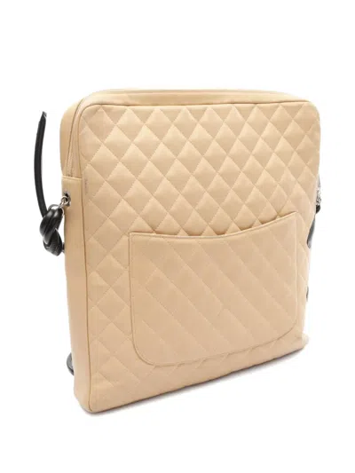 Pre-owned Chanel 2003-2024 Large Cambon Line Shoulder Bag