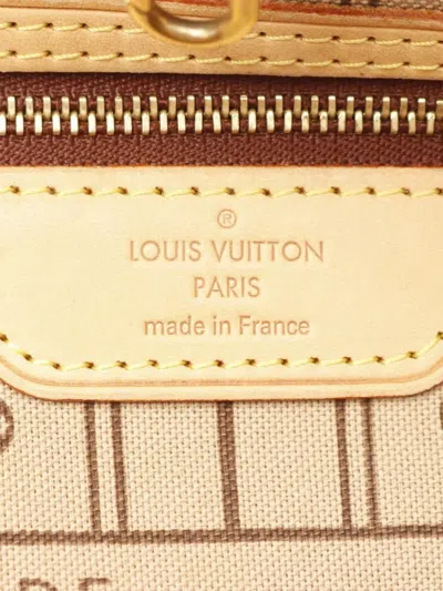 Pre-owned Louis Vuitton 2008 Neverfull Mm Monogram Tote Bag In Brown