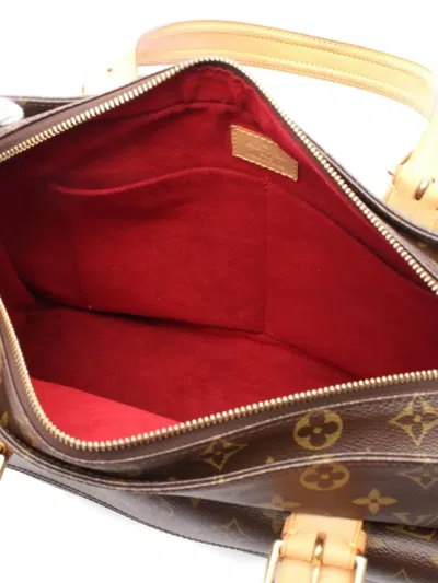 Pre-owned Louis Vuitton 2008 Multipli Cité Monogram Canvas Tote Bag In Brown