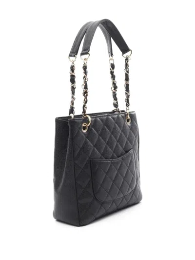 Pre-owned Chanel 2003 Matelassé Chain Tote Bag