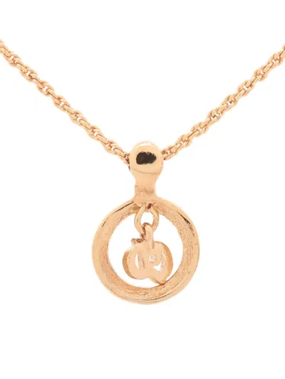 Pre-owned Dior Cd-pendant Necklace