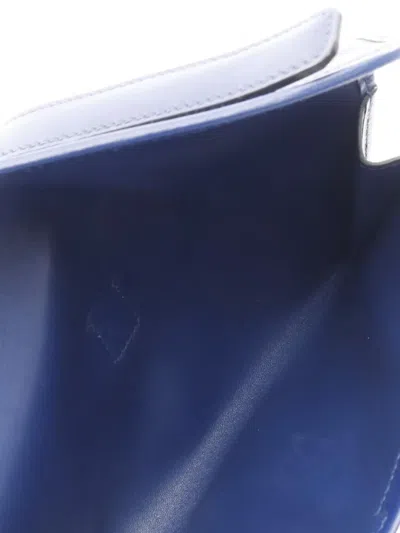 Pre-owned Hermes 2006 Jije Clutch Bag In Blue