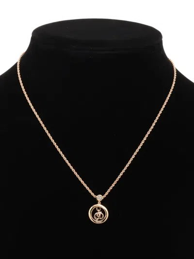 Pre-owned Dior Cd-pendant Necklace