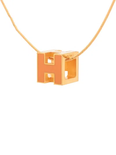 Pre-owned Hermes Cubic H Necklace