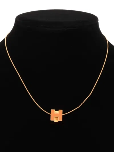 Pre-owned Hermes Cubic H Necklace