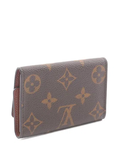 Pre-owned Louis Vuitton 2020s Monogram Multi-key Key Holder In Brown