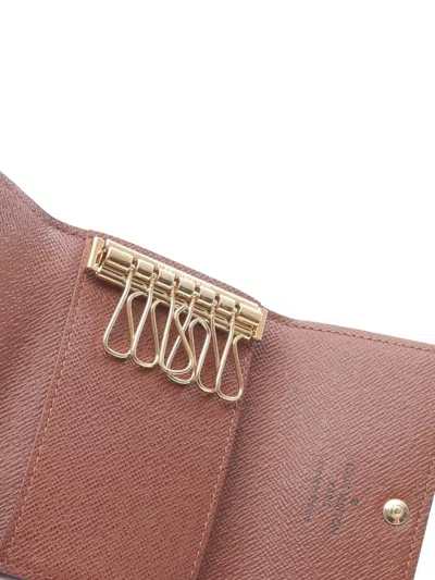 Pre-owned Louis Vuitton 2020s Monogram Multi-key Key Holder In Brown