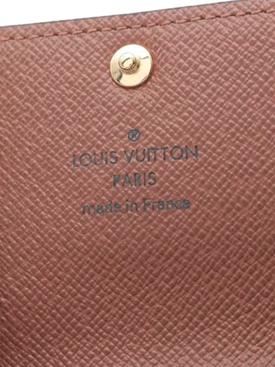 Pre-owned Louis Vuitton 2020s Monogram Multi-key Key Holder In Brown