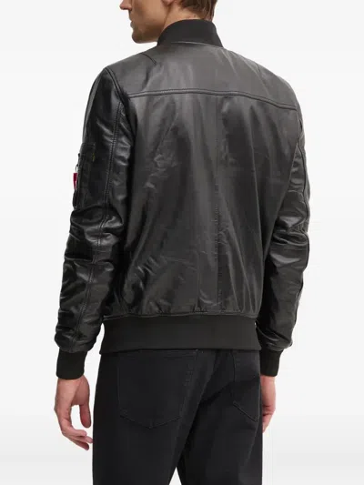 Alpha Industries Ma-1 Bomber Jacket In Black