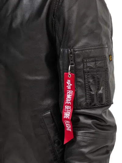 Alpha Industries Ma-1 Bomber Jacket In Black