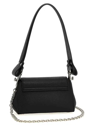 Vivienne Westwood Hazel Black Handbag With Front Orb Logo In Faux Leather Woman