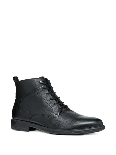 Geox Terence Lace-up Leather Boots