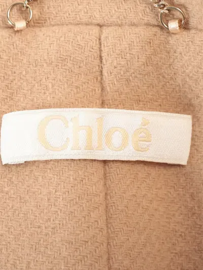 Pre-owned Chloé Asymmetric Hooded Jacket