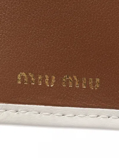 Pre-owned Miu Miu 2020s Matelassé Nappa Leather Wallet