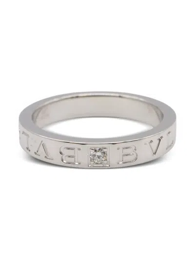 Pre-owned Bvlgari 2010s 18kt White Gold B.zero1 Ring