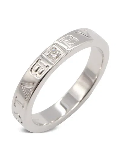 Pre-owned Bvlgari 2010s 18kt White Gold B.zero1 Ring