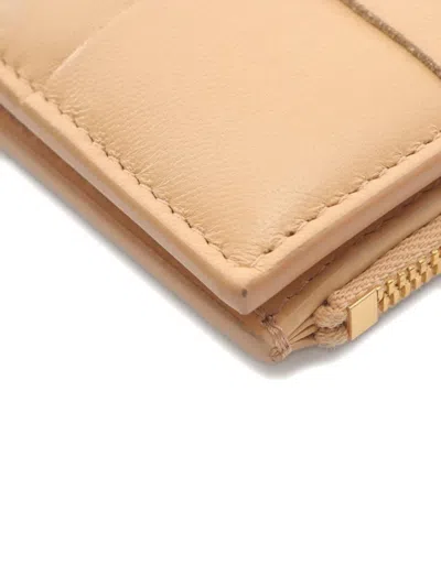 Pre-owned Bottega Veneta 2000s Small Cassette Wallet In Neutral