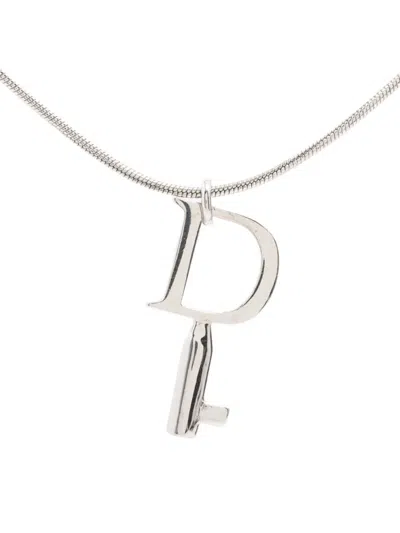 Pre-owned Dior Key D-pendant Necklace