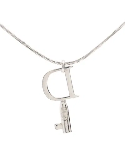 Pre-owned Dior Key D-pendant Necklace