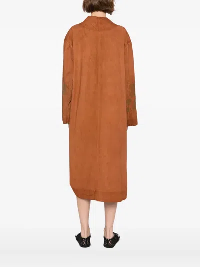 Kinyan Lam Cotton Collarless Coat