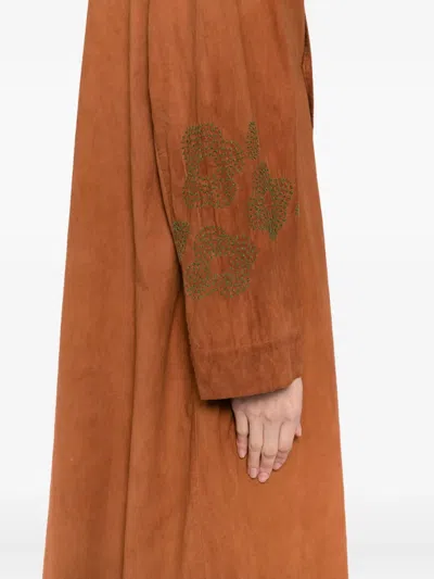 Kinyan Lam Cotton Collarless Coat