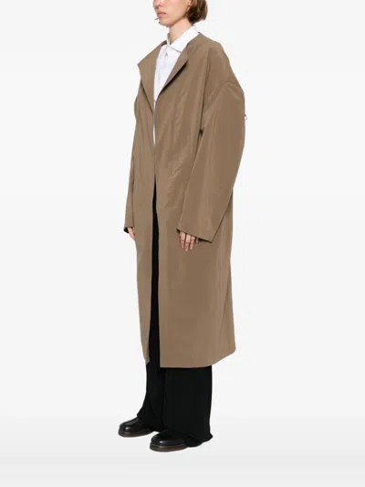 Y's Tiered Coat In Green
