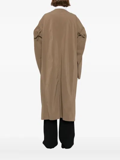 Y's Tiered Coat In Green
