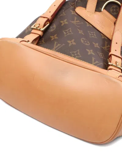 Pre-owned Louis Vuitton 1999 Montsouris Mm Monogram Leather Backpack