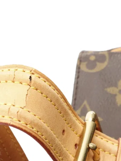 Pre-owned Louis Vuitton 2004 Multi-priest Monogram Handbag In Brown