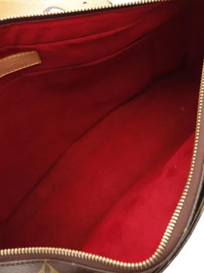 Pre-owned Louis Vuitton 2004 Multi-priest Monogram Handbag In Brown