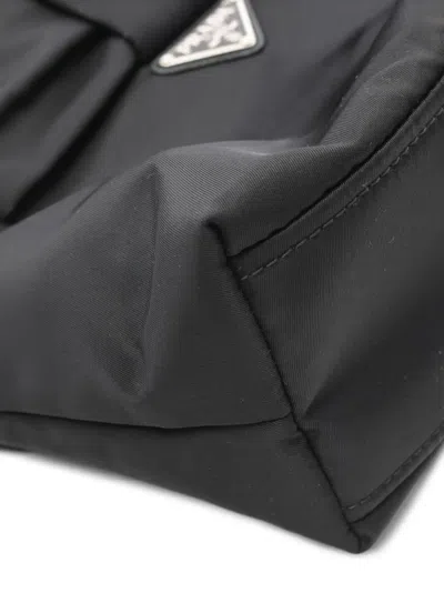 Pre-owned Prada 2010s Tessuto Fiocco Bow-detail Nylon Tote Bag