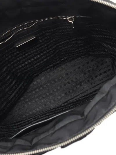 Pre-owned Prada 2010s Tessuto Fiocco Bow-detail Nylon Tote Bag