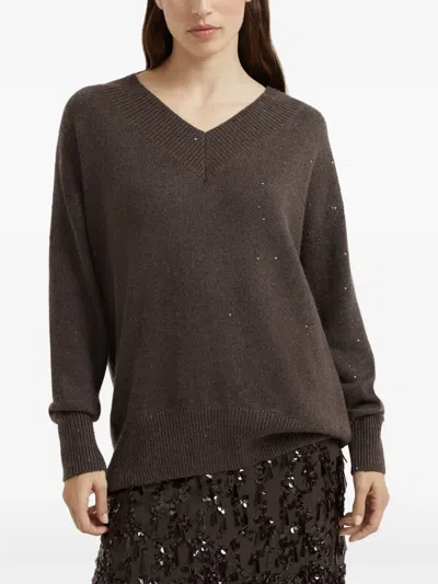 Brunello Cucinelli Sequin-embellished Sweater