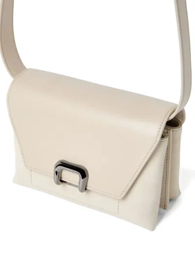 Brunello Cucinelli Small Sartorial Leather Cross Body Bag