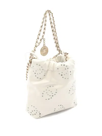 Pre-owned Chanel 2021  22 Mini Chain Leather Bag