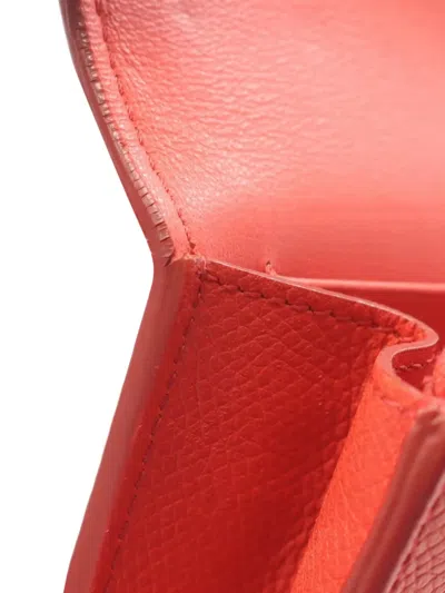 Pre-owned Celine 2000s Medium Trotter Wallet In Red