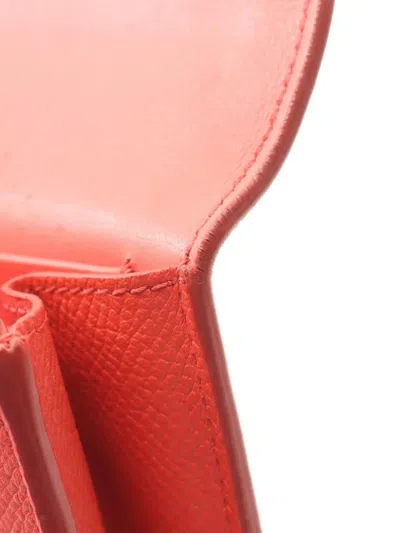 Pre-owned Celine 2000s Medium Trotter Wallet In Red
