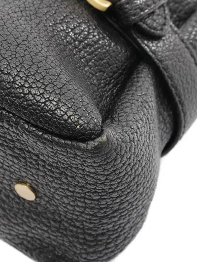 Pre-owned Jimmy Choo 2000s Leather Shoulder Bag In Black