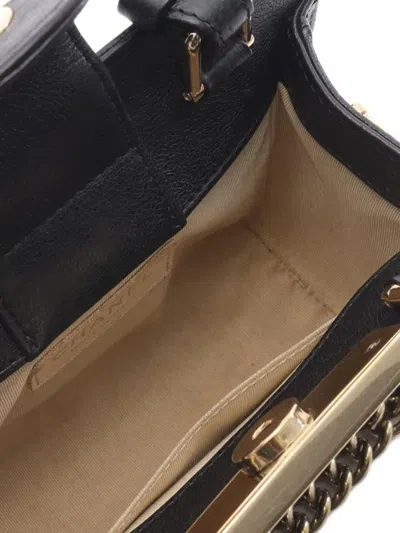 Pre-owned Chanel 2016-2017 Mini Diamond-quilting Tote Bag In Black