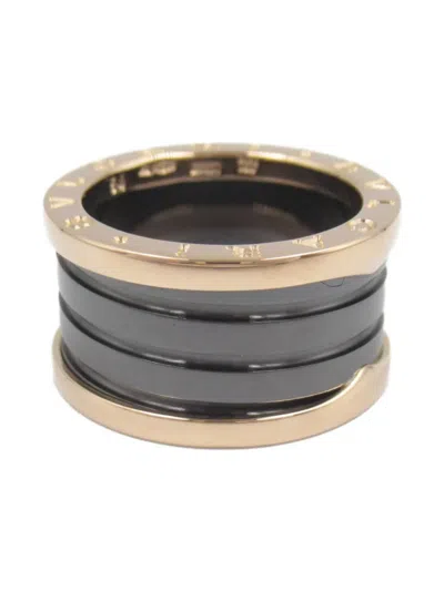 Pre-owned Bvlgari 2010s 18kt Rose Gold B.zero1 Ring
