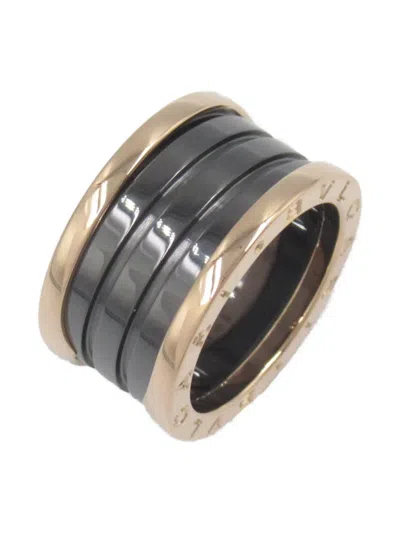 Pre-owned Bvlgari 2010s 18kt Rose Gold B.zero1 Ring