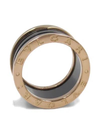 Pre-owned Bvlgari 2010s 18kt Rose Gold B.zero1 Ring