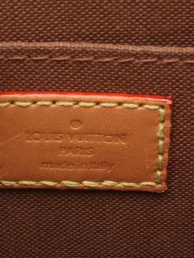 Pre-owned Louis Vuitton 2010s Petite Sac Plat Two-way Handbag In Brown