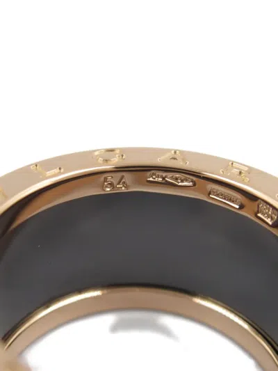 Pre-owned Bvlgari 2010s 18kt Rose Gold B.zero1 Ring