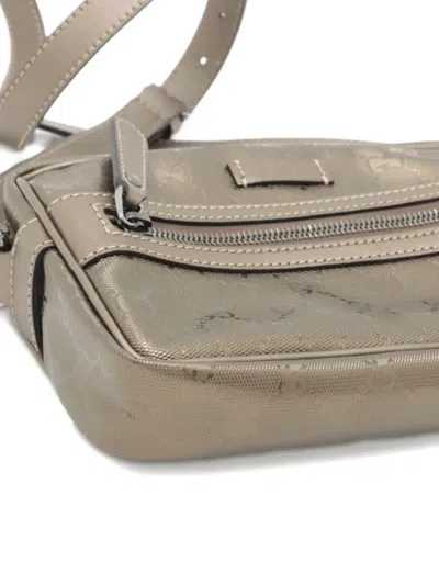 Pre-owned Gucci 2000s Gg Supreme Pattern Cross Body Bag In Gold