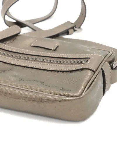 Pre-owned Gucci 2000s Gg Supreme Pattern Cross Body Bag In Gold