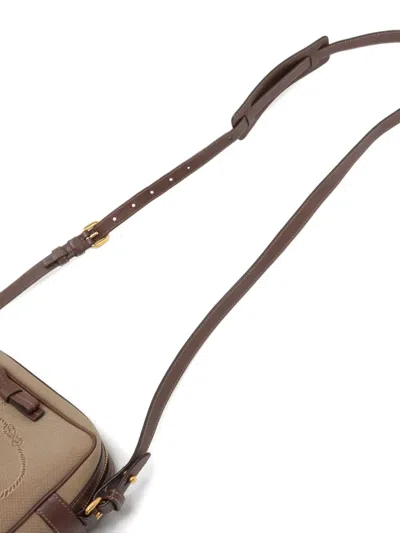 Pre-owned Prada Embossed-logo Shoulder Bag